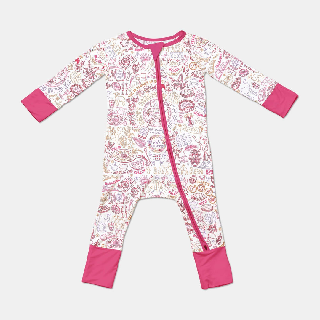 Doodle Passover Matching Family Bamboo Convertible Zippy