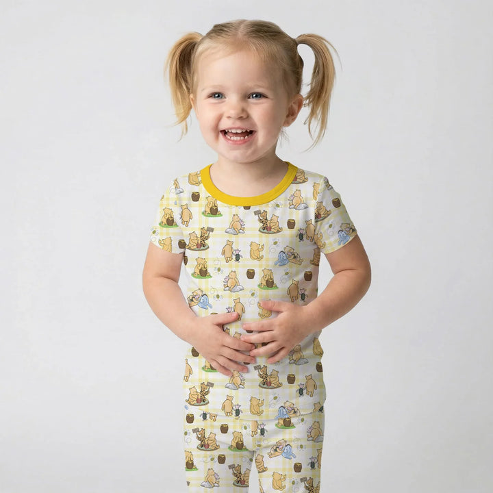 Zweiteiliges, kurzärmliges Pyjama-Set mit Marienkäfern