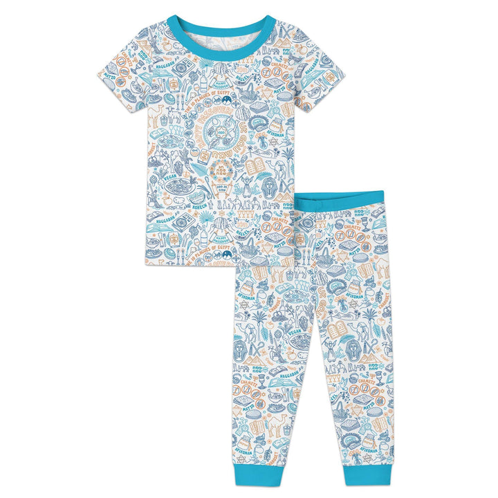 Zweiteiliges, kurzärmliges Pyjama-Set mit Marienkäfern