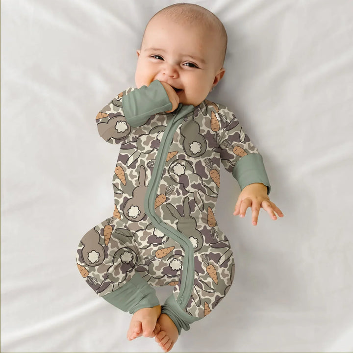 Camo Easter Bunny Bamboo Convertible Zippy