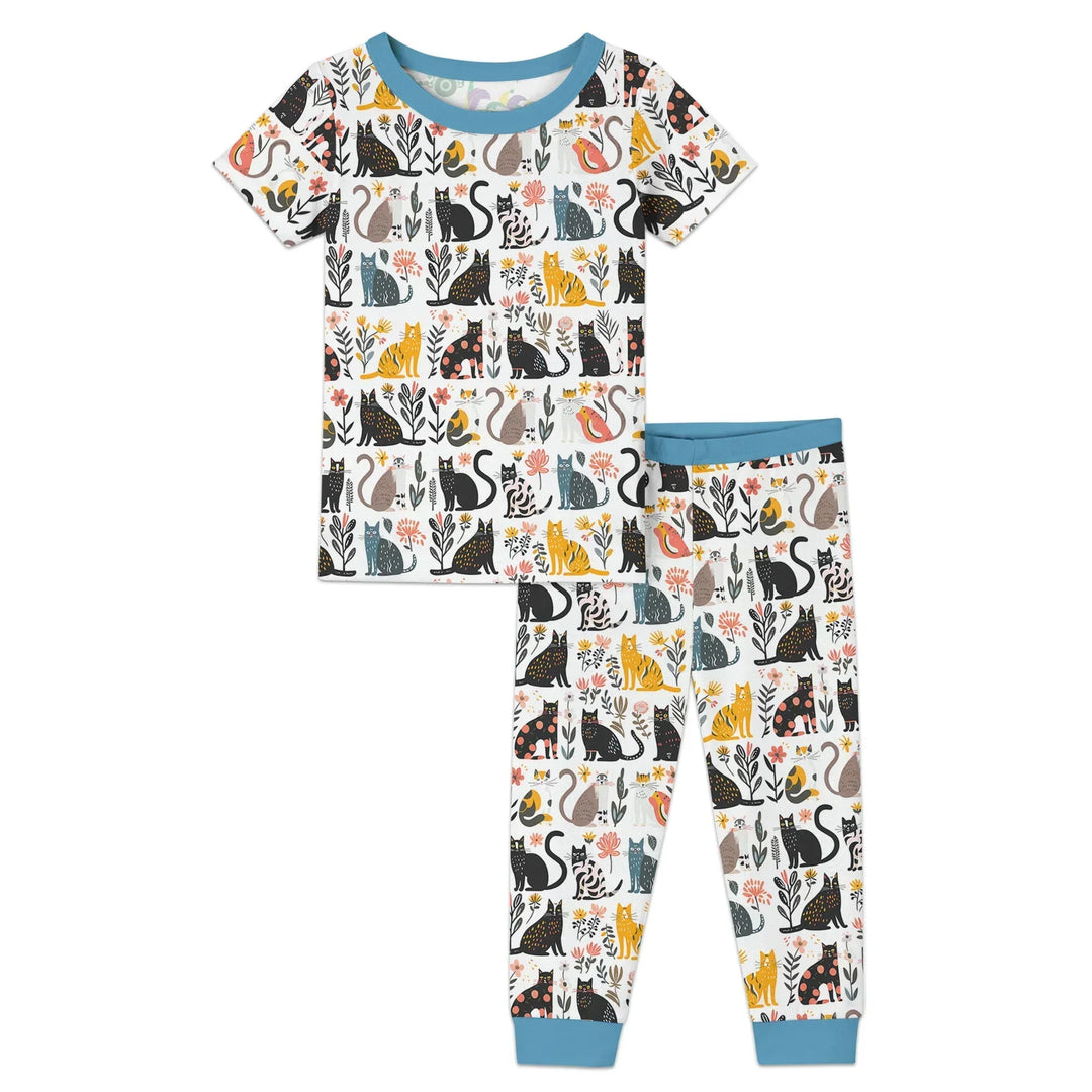Zweiteiliges, kurzärmliges Pyjama-Set mit Marienkäfern