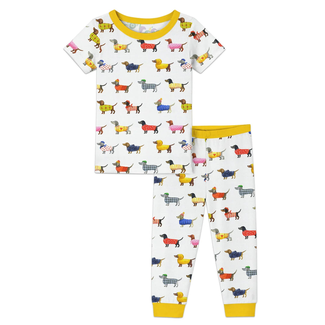 Zweiteiliges, kurzärmliges Pyjama-Set mit Marienkäfern