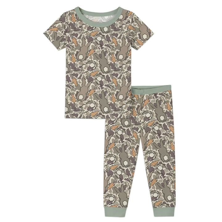 Zweiteiliges, kurzärmliges Pyjama-Set mit Marienkäfern