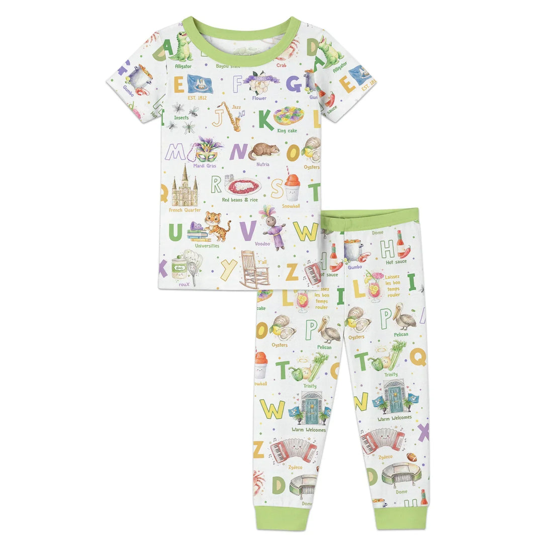Zweiteiliges, kurzärmliges Pyjama-Set mit Marienkäfern