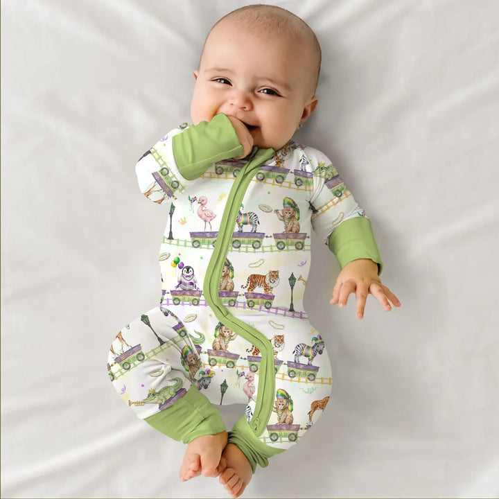 Gerippte Babykleidung mit individuellem Foto - Weich &amp; Skizzenhaft