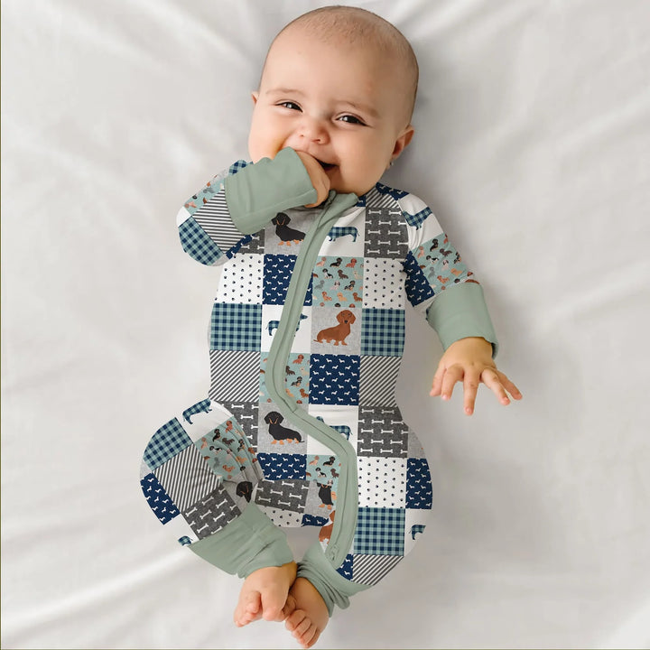 Gerippte Babykleidung mit individuellem Foto - Weich &amp; Skizzenhaft