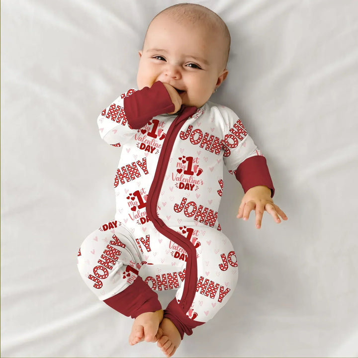 Gerippte Babykleidung mit individuellem Foto - Weich &amp; Skizzenhaft