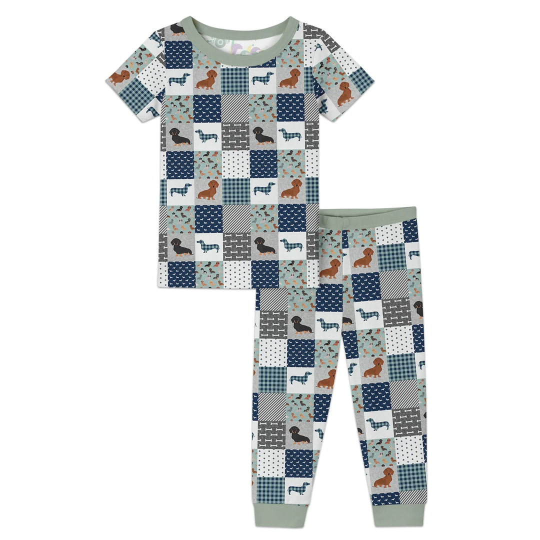 Zweiteiliges, kurzärmliges Pyjama-Set mit Marienkäfern