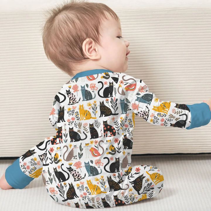 Botanical Cats Bamboo Convertible Zippy