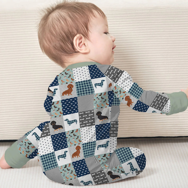 Gerippte Babykleidung mit individuellem Foto - Weich &amp; Skizzenhaft
