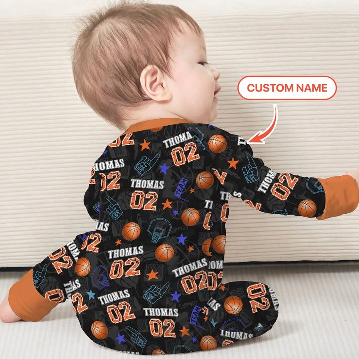 Gerippte Babykleidung mit individuellem Foto - Weich &amp; Skizzenhaft