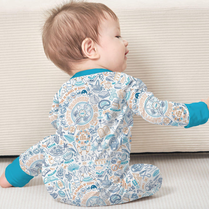 Doodle Passover Matching Family Bamboo Convertible Zippy