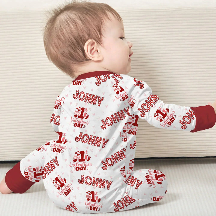 Gerippte Babykleidung mit individuellem Foto - Weich &amp; Skizzenhaft