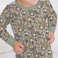 Camo Easter Bunny Bamboo Two Piece Long Sleeve Pajama Set