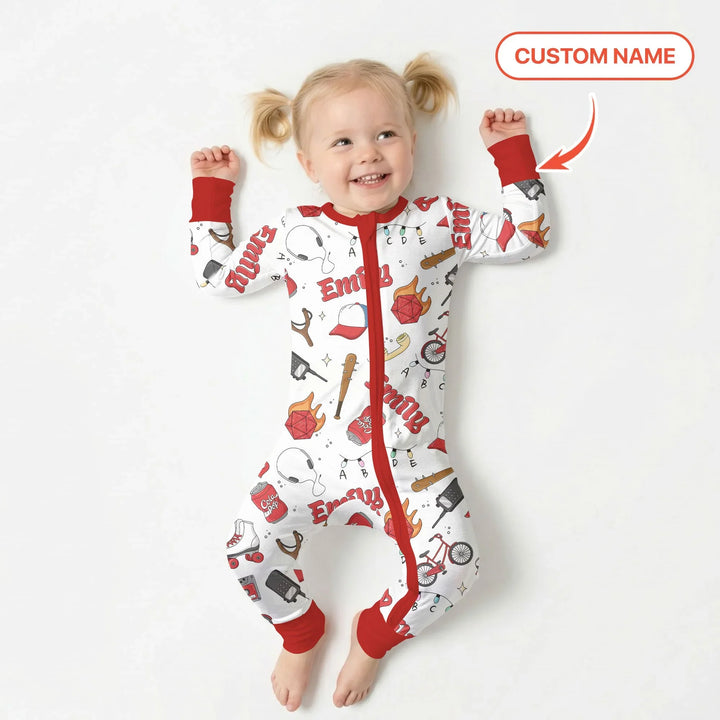 Gerippte Babykleidung mit individuellem Foto - Weich &amp; Skizzenhaft