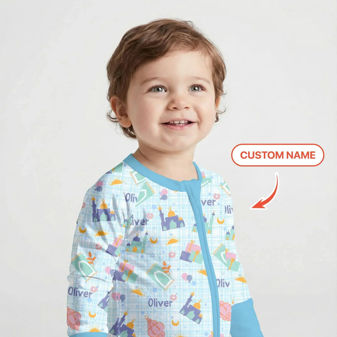 Gerippte Babykleidung mit individuellem Foto - Weich &amp; Skizzenhaft