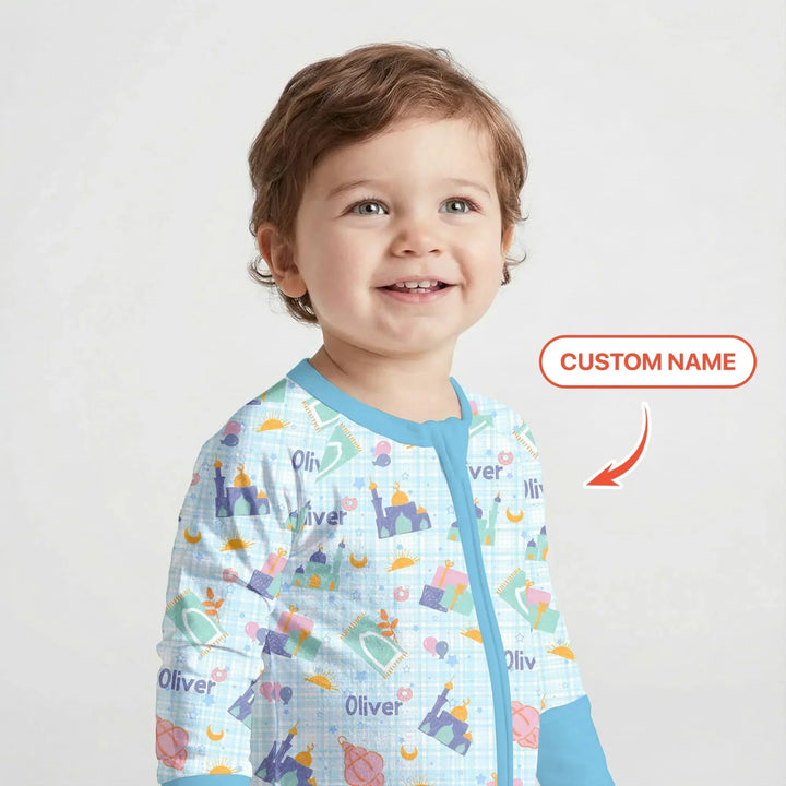 Gerippte Babykleidung mit individuellem Foto - Weich &amp; Skizzenhaft