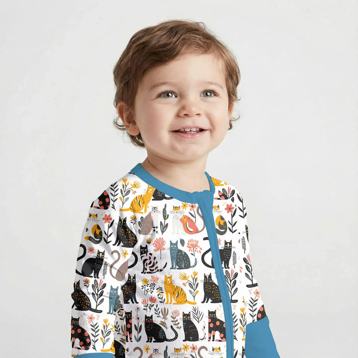 Botanical Cats Bamboo Convertible Zippy
