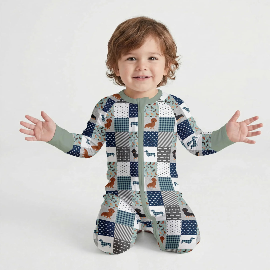 Gerippte Babykleidung mit individuellem Foto - Weich &amp; Skizzenhaft