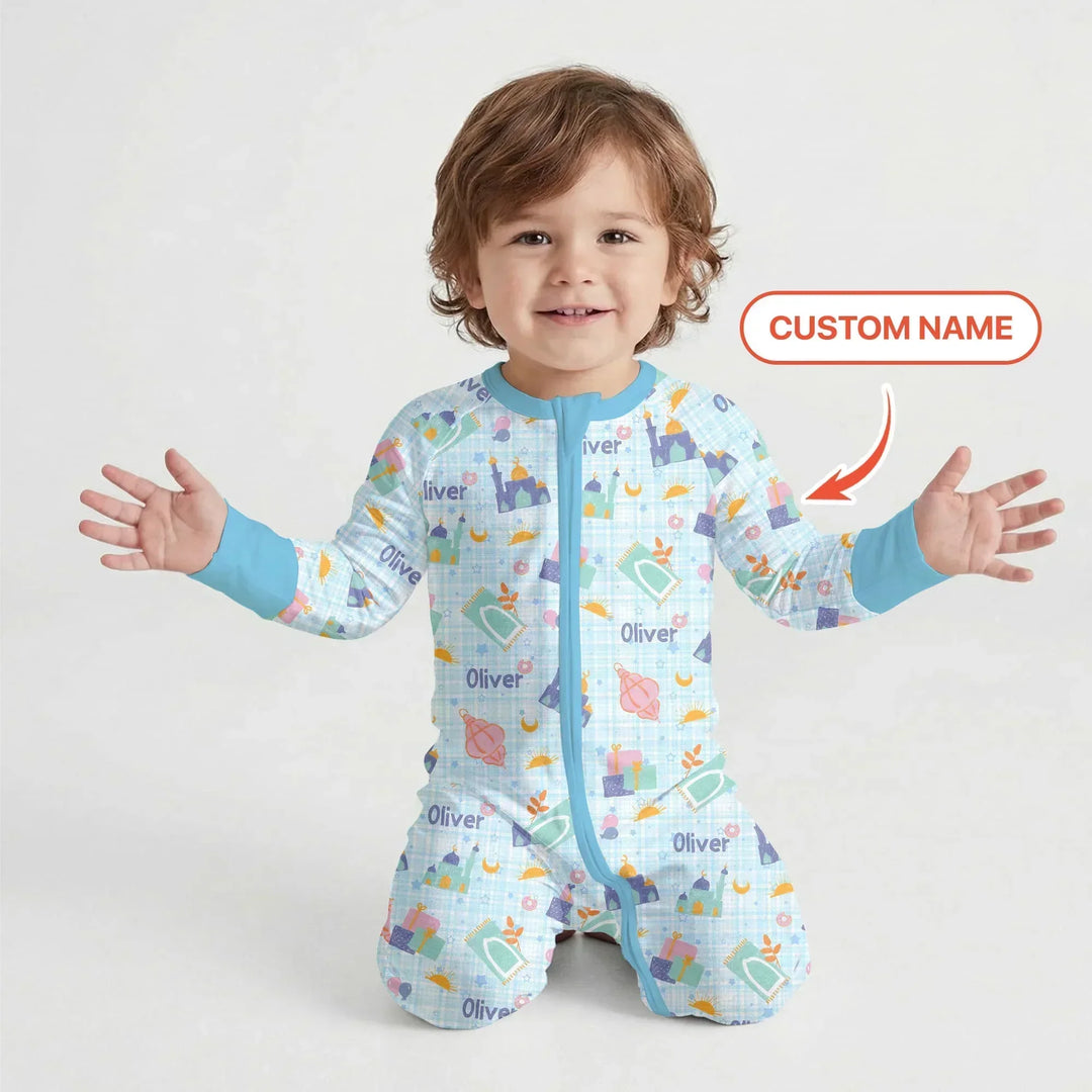 Gerippte Babykleidung mit individuellem Foto - Weich &amp; Skizzenhaft