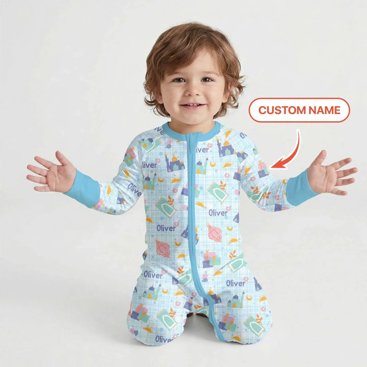 Gerippte Babykleidung mit individuellem Foto - Weich &amp; Skizzenhaft