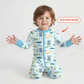 Gerippte Babykleidung mit individuellem Foto - Weich &amp; Skizzenhaft