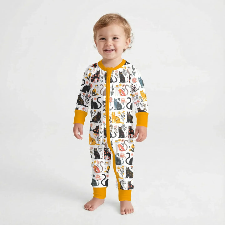 Botanical Cats Bamboo Convertible Zippy