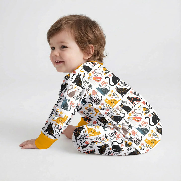 Botanical Cats Bamboo Convertible Zippy