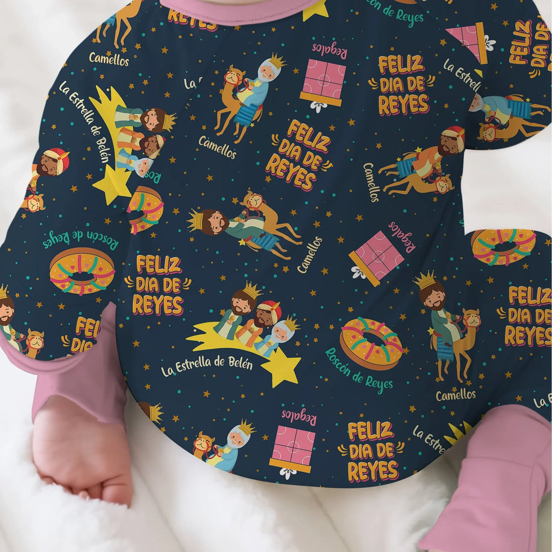 Gerippte Babykleidung mit individuellem Foto - Weich &amp; Skizzenhaft