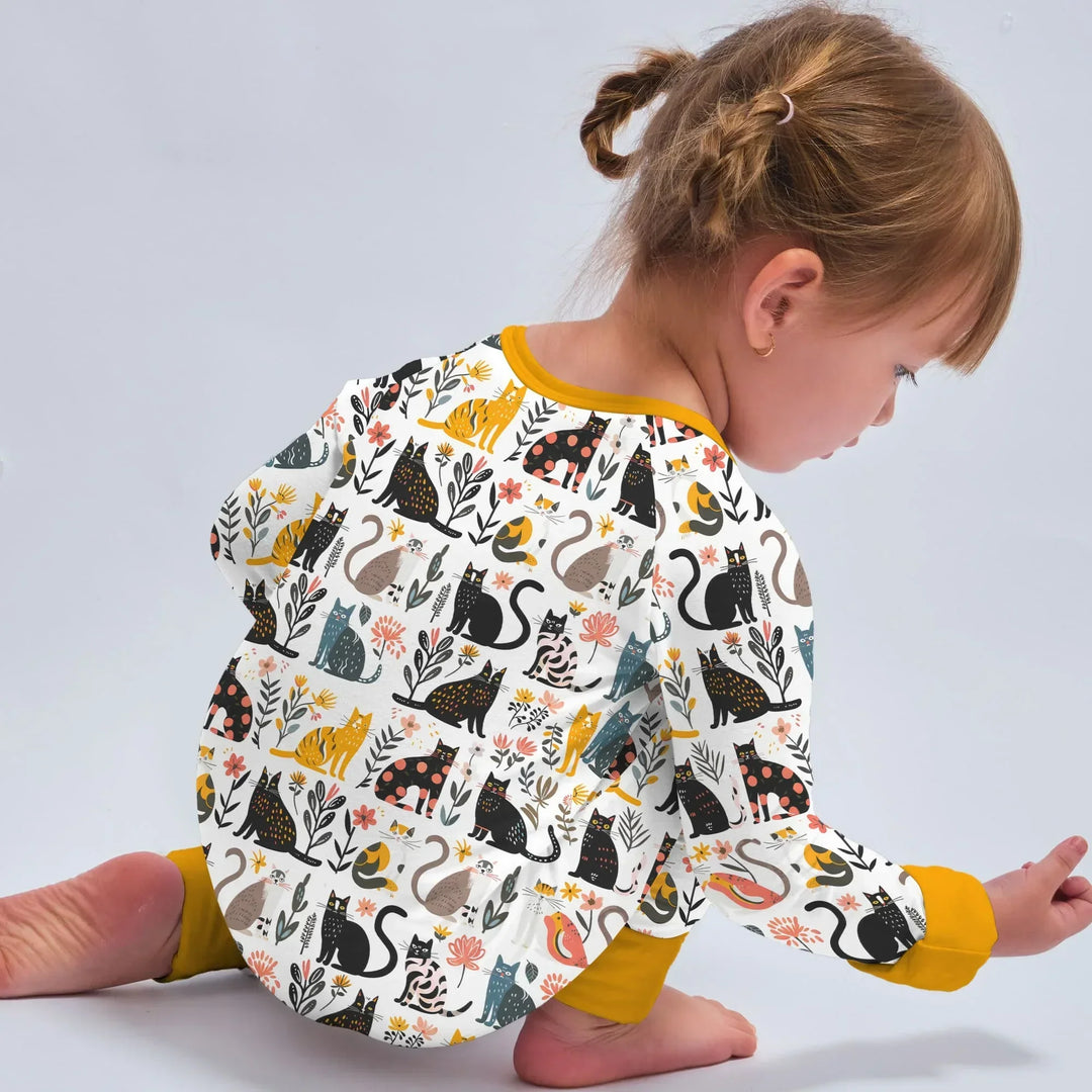 Botanical Cats Bamboo Convertible Zippy