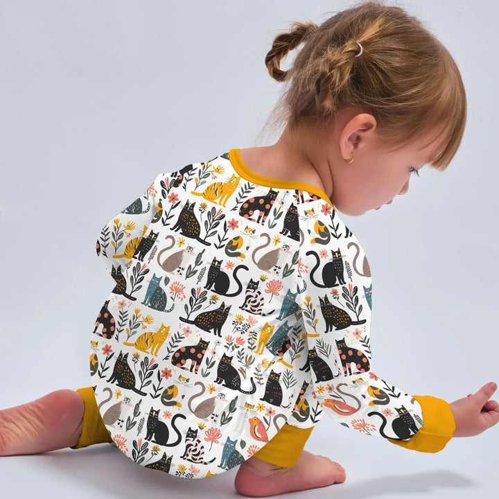 Botanical Cats Bamboo Convertible Zippy