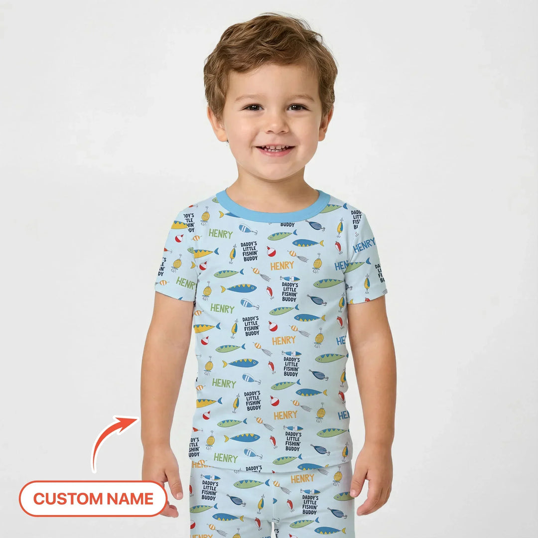 Zweiteiliges, kurzärmliges Pyjama-Set mit Marienkäfern