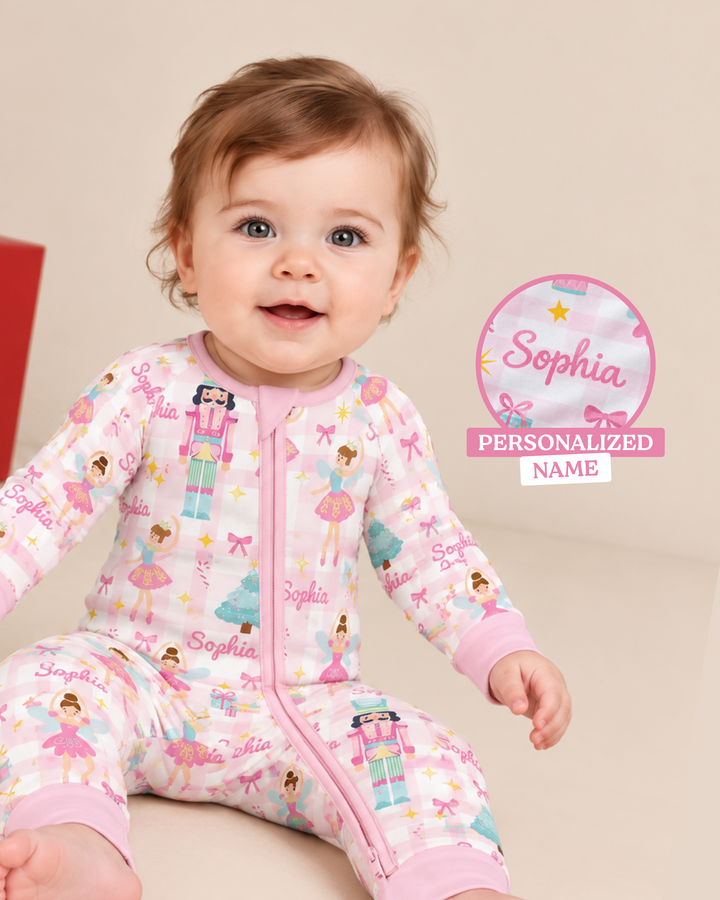 The Nutcracker Dreams Custom Name Bamboo Convertible Zippy