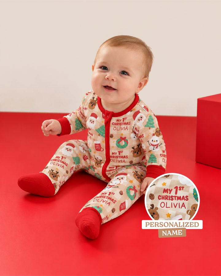 Gerippte Babykleidung mit individuellem Foto - Weich &amp; Skizzenhaft