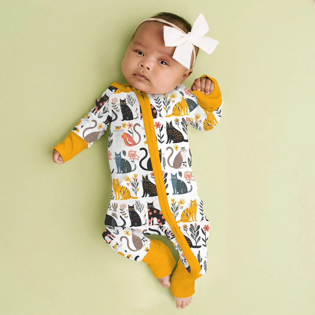 Botanical Cats Bamboo Convertible Zippy