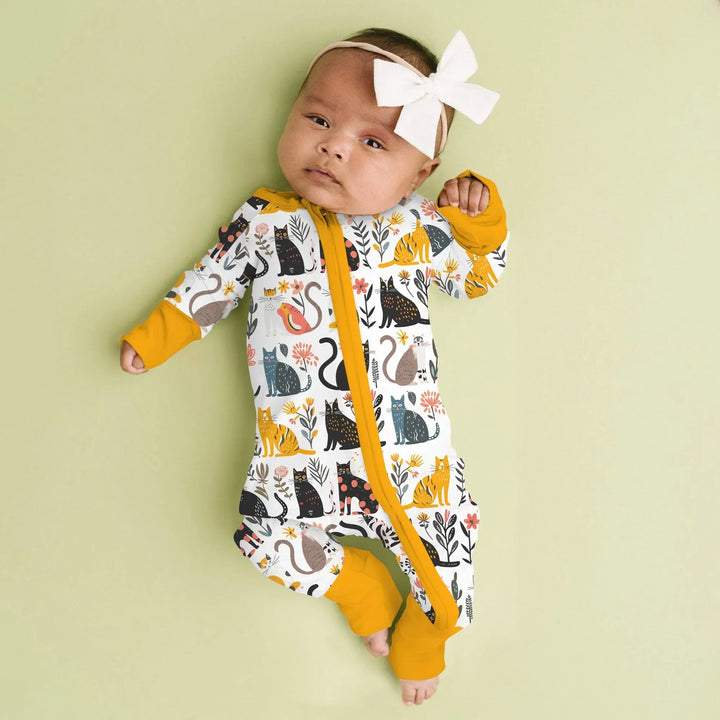 Botanical Cats Bamboo Convertible Zippy