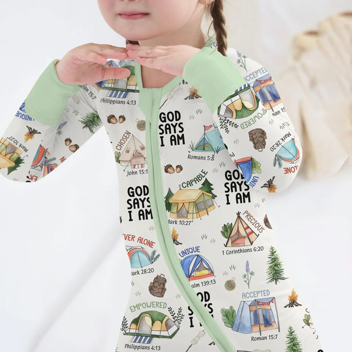 God Says I Am – Adventure Affirmations Bamboo Convertible Zippy