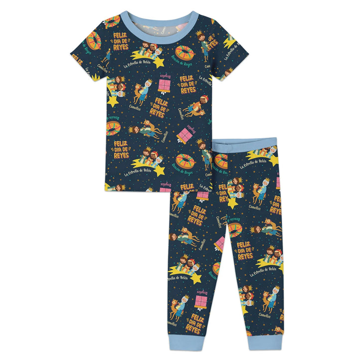 Zweiteiliges, kurzärmliges Pyjama-Set mit Marienkäfern