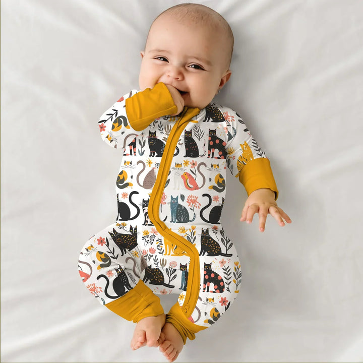 Botanical Cats Bamboo Convertible Zippy
