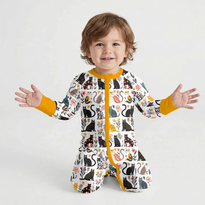 Botanical Cats Bamboo Convertible Zippy