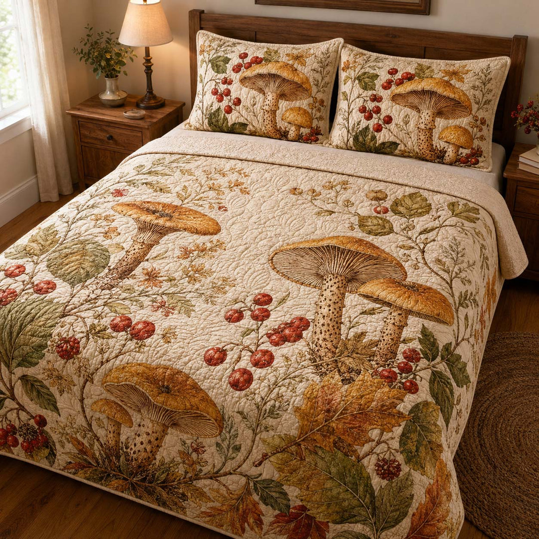 Autumn Whispering Breeze Bamboo Quilt Bedding Set