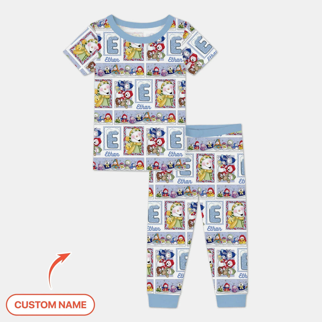Zweiteiliges, kurzärmliges Pyjama-Set mit Marienkäfern