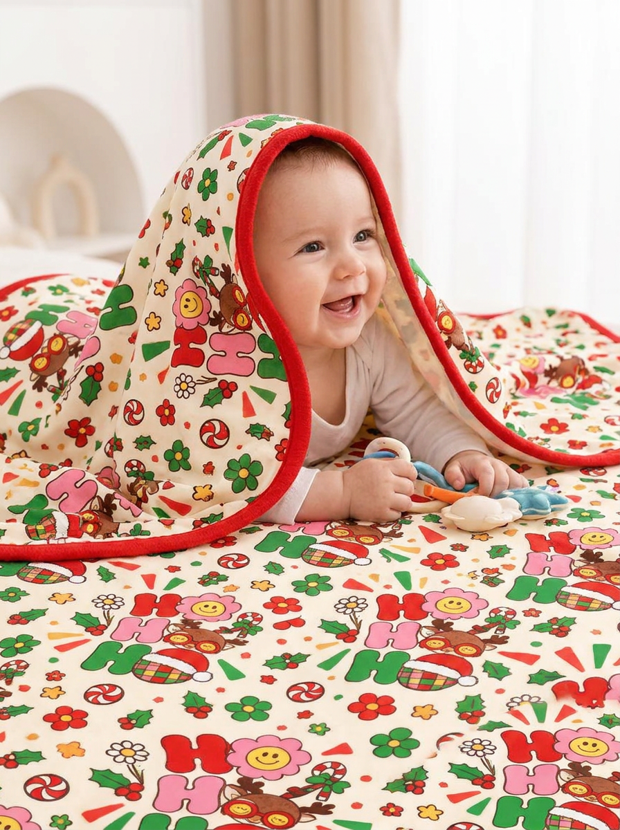 Ho Ho Ho Holiday Bamboo Blanket
