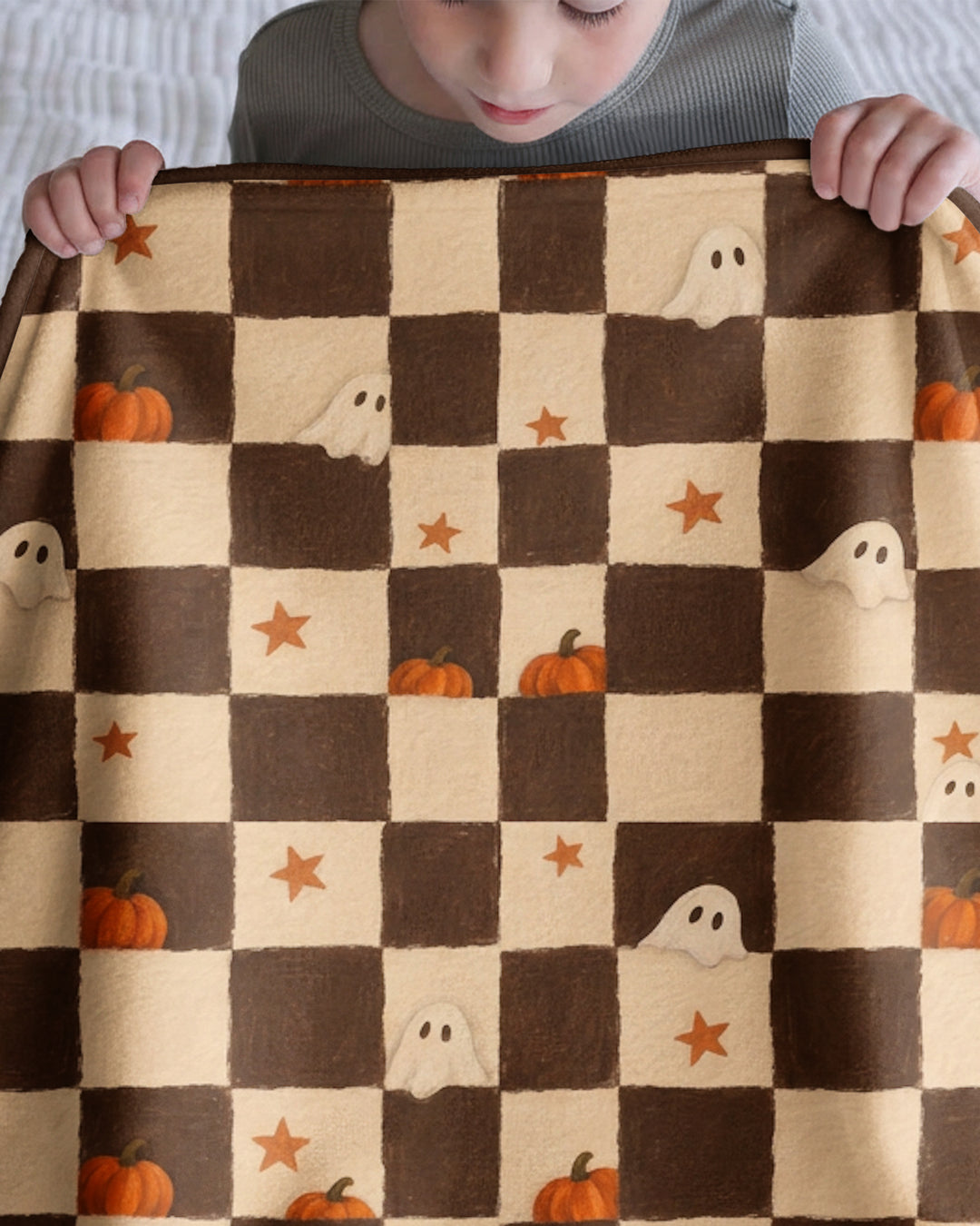 Spooky Hide And Seek Bamboo Blanket