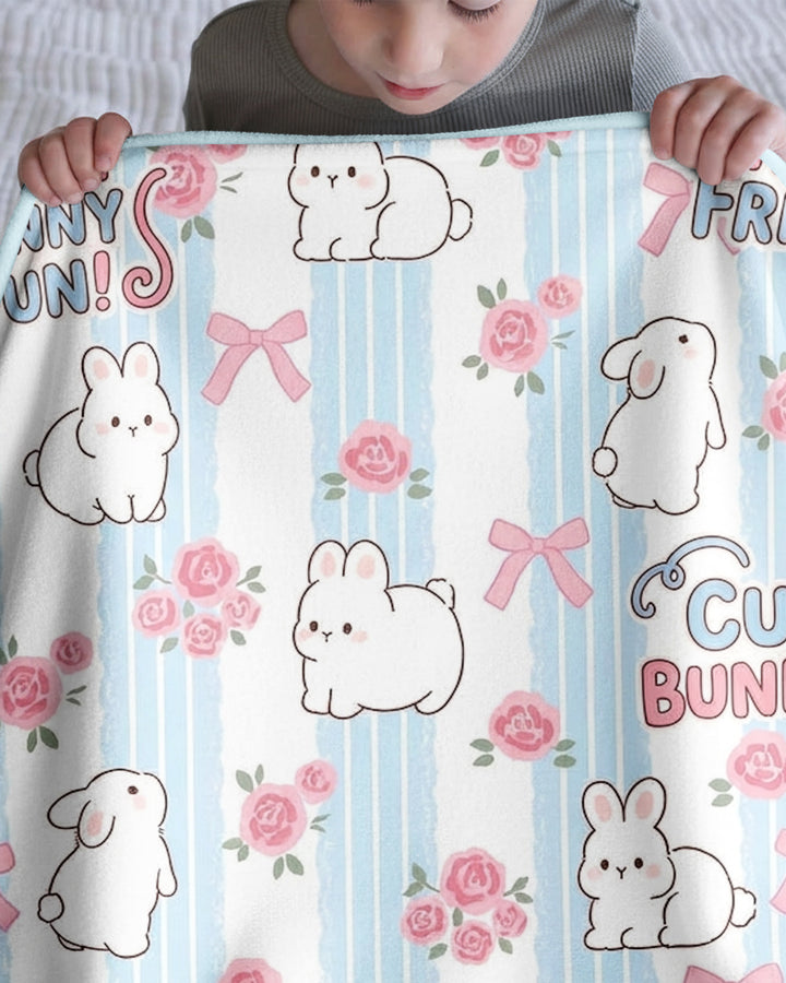 Hoppy Friends Bamboo Blanket