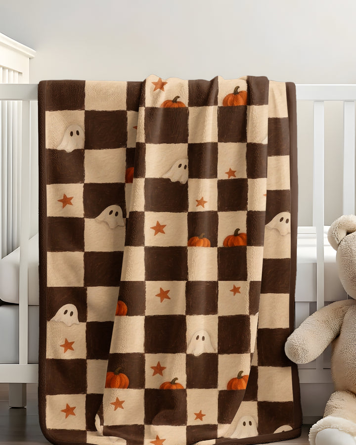 Spooky Hide And Seek Bamboo Blanket