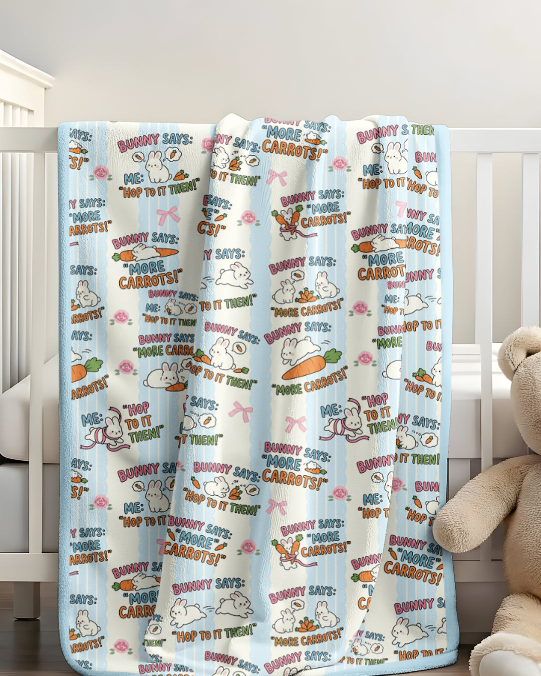 Hop To It Bamboo Blanket