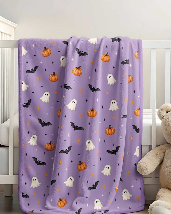 The Purple Flying Circus Bamboo Blanket