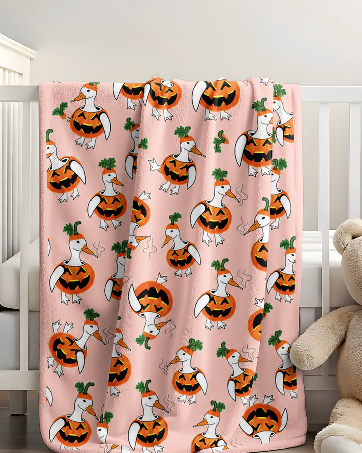 Spooky Duckling Waddle Bamboo Blanket