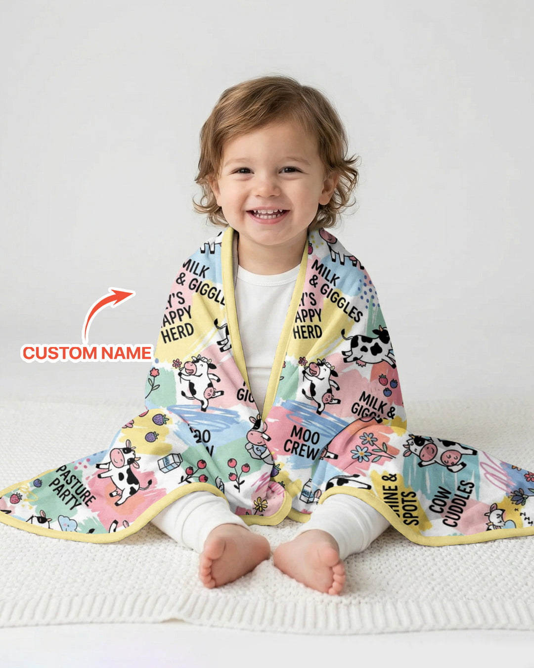 Custom Name Can’t Keep Us In The Barn Bamboo Blanket